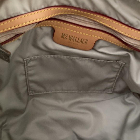 Lovely MZ Wallace quilted Madison handbag./French grey color/very good condn - Picture 10 of 17